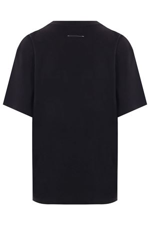 Black cotton T-shirt MM6 MAISON MARGIELA | SH0GC0032S24312900